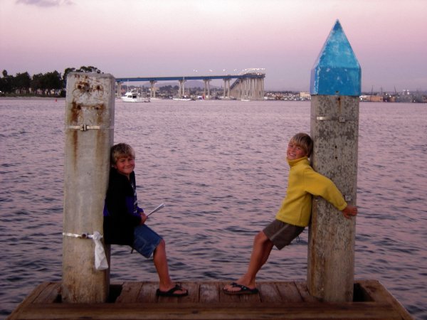 Coronado Bridge in background
